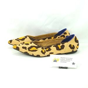 Jet Accompagne Toujours Casual Ballet Flats Womens Size 8 5008-19 Cheetah Print